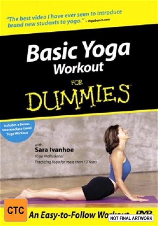 Basic Yoga For Dummies - Sara Ivanhoe DVD - Click Image to Close