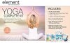 Element: Complete Yoga Kit 3 DVDs with Ashley Turner